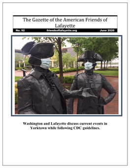 Gazette of the American Friends of Lafayette No