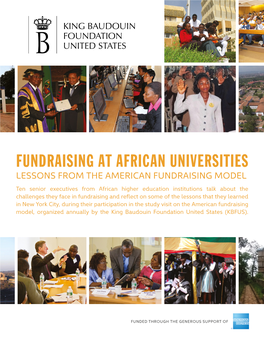 Fundraising at African Universities