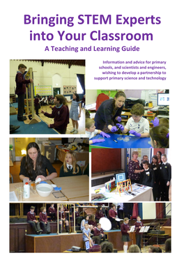 Bringing STEM Experts Into Your Classroom a Teaching and Learning Guide