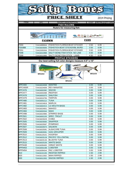 2014 Pricing