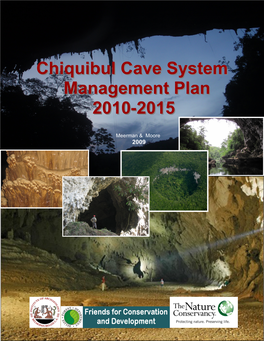 Outline of Chiquibul National Park Management Plan