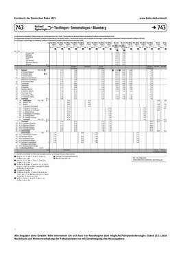 Tuttlingen - Immendingen - Blumberg W 743