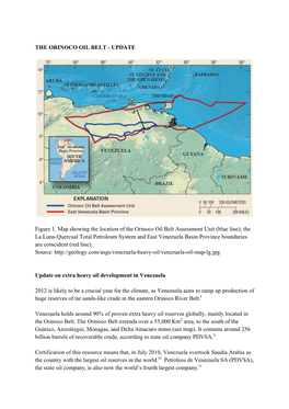 The Orinoco Oil Belt - Update