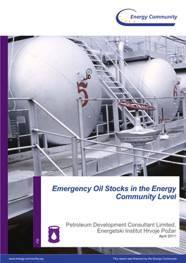 Emergency Oil Stocks in the Energy Community Level