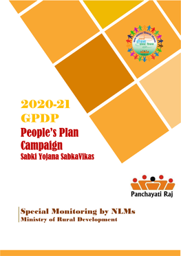 2020-21 GPDP People's Plan Campaign
