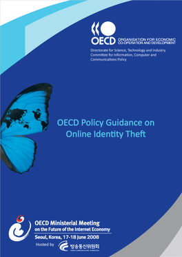 Oecd Policy Guidance on Online Identity Theft