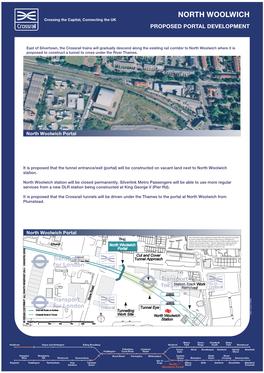 NORTH WOOLWICH Crossing the Capital, Connecting the UK PROPOSED PORTAL DEVELOPMENT