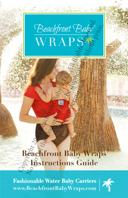Beachfront Baby Wraps Instructions Guide