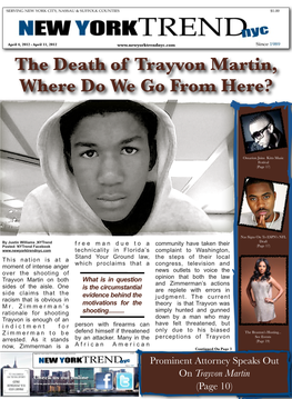 April Trayvon Issue