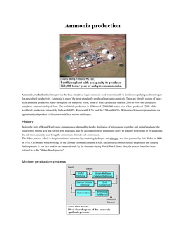 Ammonia Production