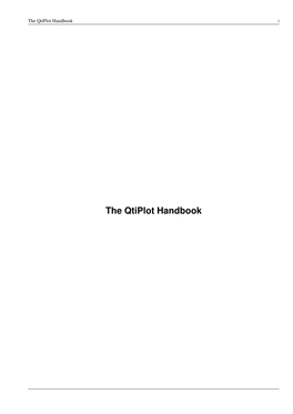 The Qtiplot Handbook I