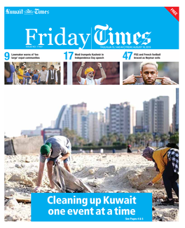Cleaning up Kuwait One Event at a Time See Pages 4 & 5 2 Friday