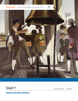 Unit 7 | American Revolution Activity Book | Grade 4 Unit 7 | American Revolution