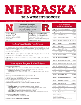 2016 Women's Soccer