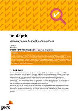 22/07/20 IFRS 16 COVID-19-Related Rent Concessions Amendment As A