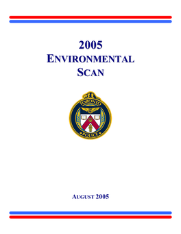 2005 Environmental Scan