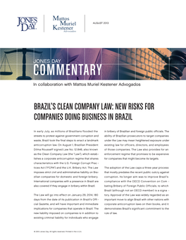 Brazil's Clean Company