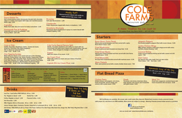 Cole Farms Main Menu 03.2018 Print.Indd