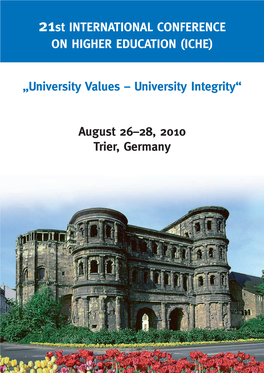 University Values – University Integrity“