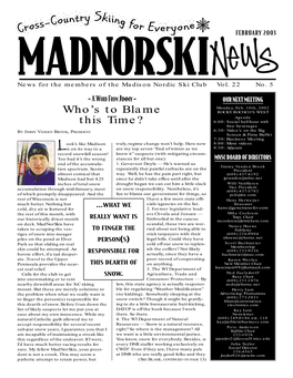 Madnorskinews, February 2003