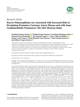 Research Article Raet1e Polymorphisms Are Associated With