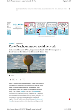 Cos'è Peach, Un Nuovo Social Network - Il Post Pagina 1 Di 4