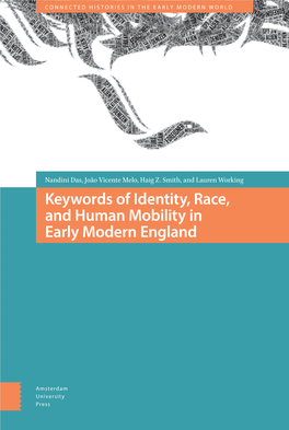 Keywords of Identity, Race, and Human Mobility in Early Modern