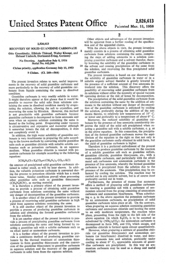 United States Patent Office Patiented Mar