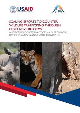 Scaling Efforts to Counter- Wildlife Trafficking Through Legislative Reforms