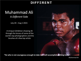 Muhammad Ali a Different Side