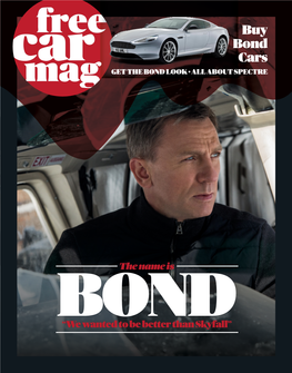 Buy Bond Cars GET the BOND LOOK • ALL ABOUT SPECTRE
