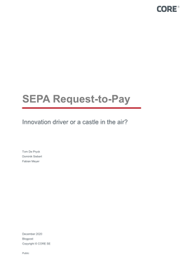 SEPA Request-To-Pay