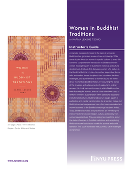 NYUPRESS Women in Buddhist Traditions