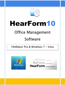 Filemaker Pro & Windows 7 / Vista