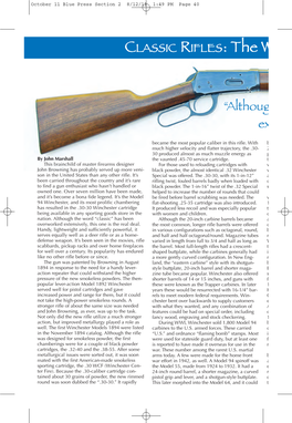 CLASSIC RIFLES: the Winchester Model 94