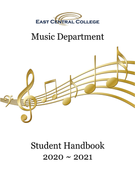 Music Department Student Handbook 2020 ~ 2021