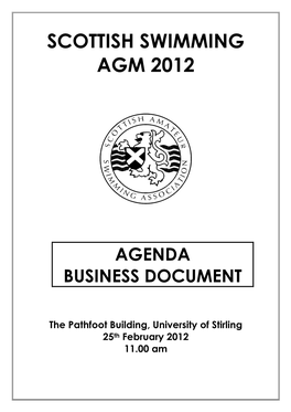 Annual Business Document 2012 Index Item 1 PRESIDENT’S REPORT Welcome to the Annual Report for 2011-2012