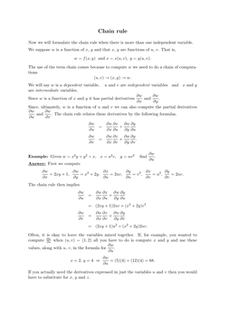 18.02SC Notes: Chain Rule