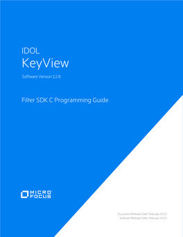 IDOL Keyview Filter SDK 12.8 C Programming Guide
