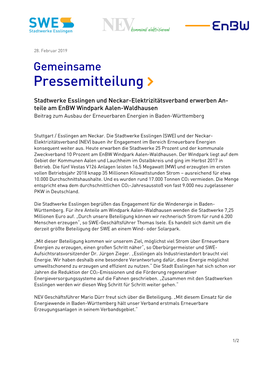 Pressemitteilung »