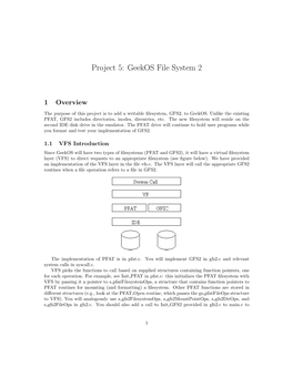 Project 5: Geekos File System 2