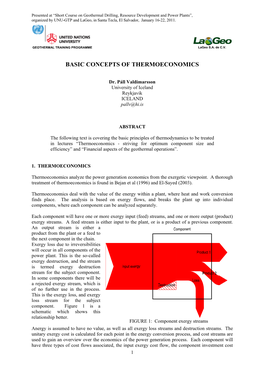 Basic Concepts of Thermoeconomics