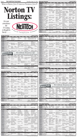 6 5-31-11 TV Guide.Indd