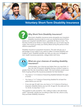 Voluntary Short-Term Disability Insurance