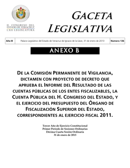 Dictamen Cuenta Publica 2011X