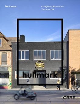 672 Queen Street East Toronto, on for Lease