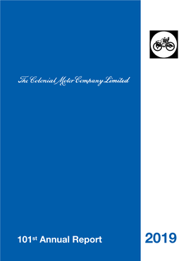 101St Annual Report 2019 BOARD of DIRECTORS J P (Jim) Gibbons, Chairman Graeme D Gibbons Denis M Wood Matthew J Newman