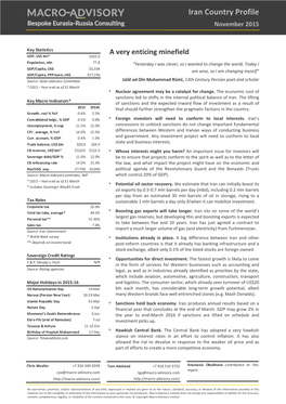 Iran Country Profile