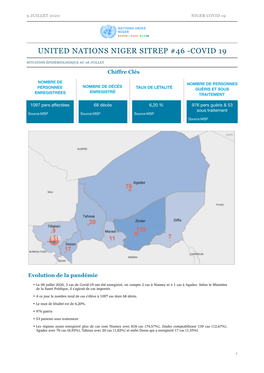 United Nations Niger Sitrep #46 -Covid 19