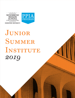 Junior Summer Institute 2019 Studentbiographies